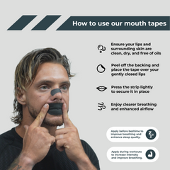 How to use Recovrz mouth tapes for athletic sleep optimization